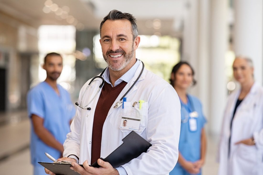 Adult patient during a routine wellness exam at Elon Health Primary Care in Davenport, FL